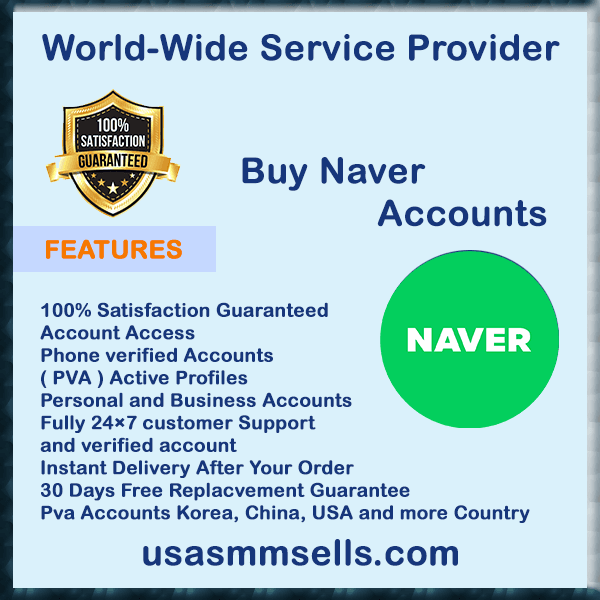 Buy Naver Accounts - Korean Account,100% Secure Accounts